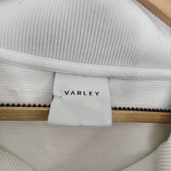 Varley Vine Half-Zip Pullover Ivory Size 1X Anthropologie Relaxed Fit Sweatshirt - Picture 6 of 8